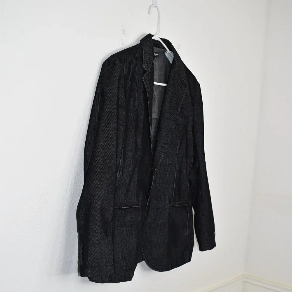 James Campbell Mens Corduroy Blazer Sz L Preppy Academia Grandpa 70s Business