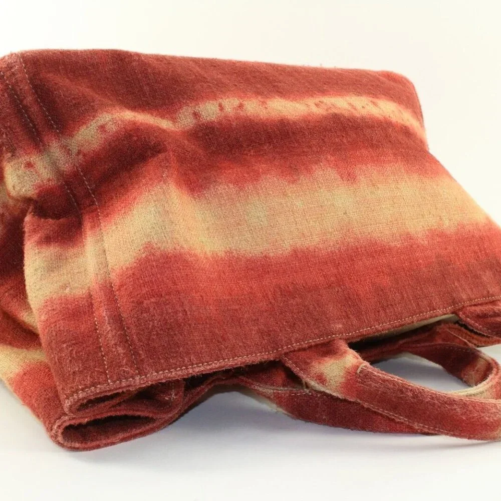 Prada Rare Striped Ombre Tie Dye Canapa Tote 1PR1226K