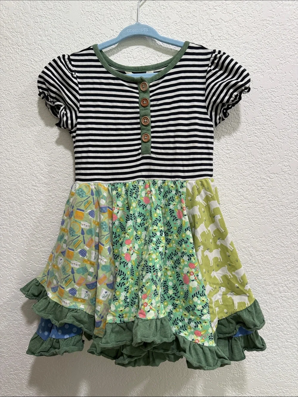 Matilda Jane Gaines Once Upon A Time Farmland Frolic Dress Size 4