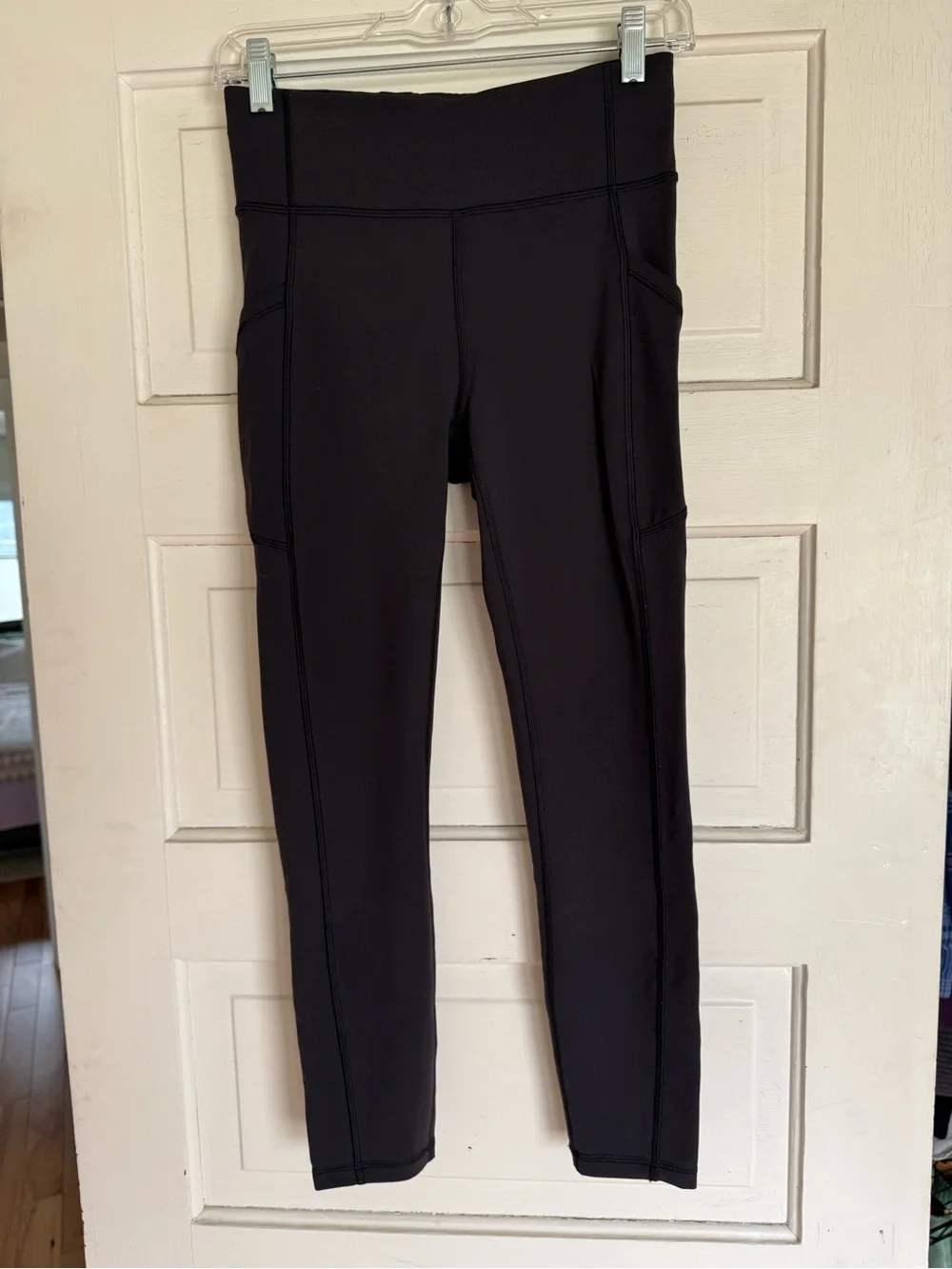 lululemon athletica Black High-Rise Leggings with Side Pockets