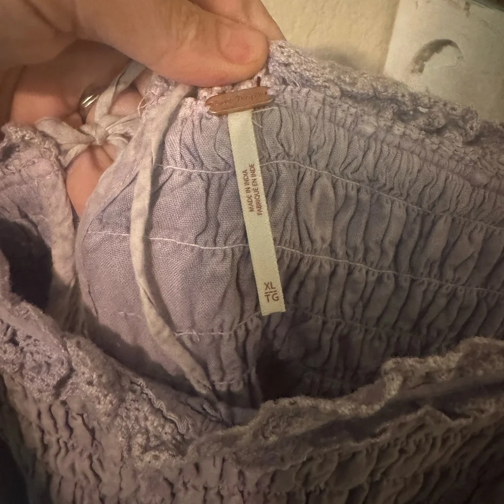 Free People adjustable tiered fabric