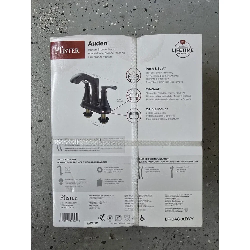 Pfister sink advantage shipped