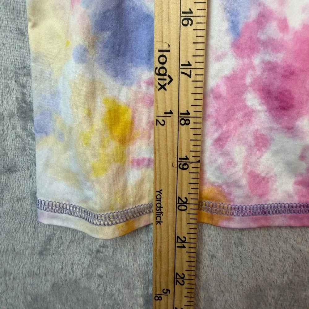 Cuddl Duds Base Layer Set Girls Large Multicolor Tie Dye Comfortech Pajamas 2pk