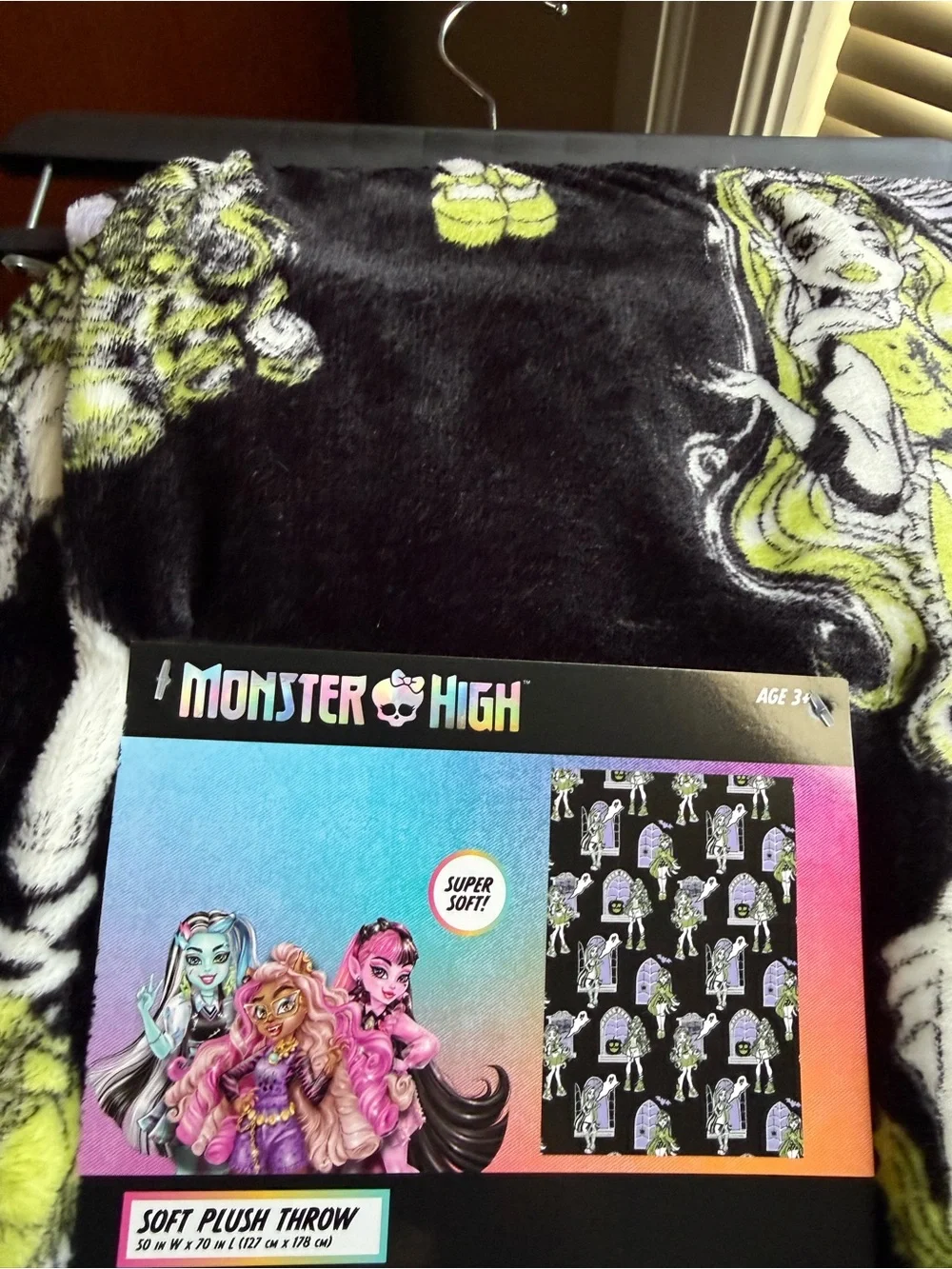 Monster High NWT Blanket 50x70