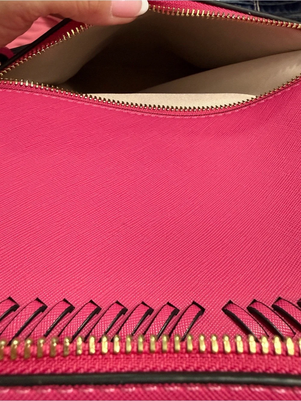 CALPAK Kaya Laptop Backpack in the vibrant Dragonfruit hot pink