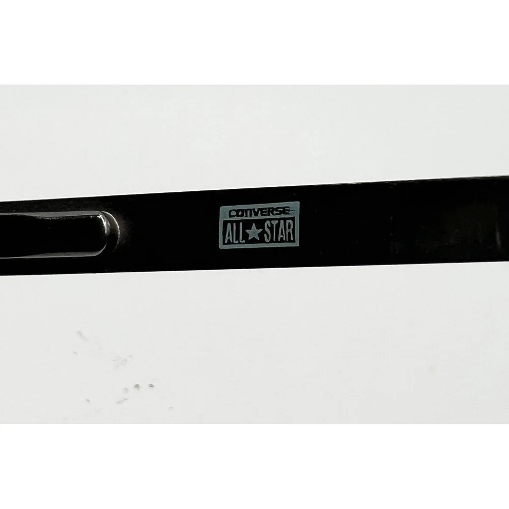 Converse Eyeglasses Frames Mens Black Rectangle A207 49-16-130
