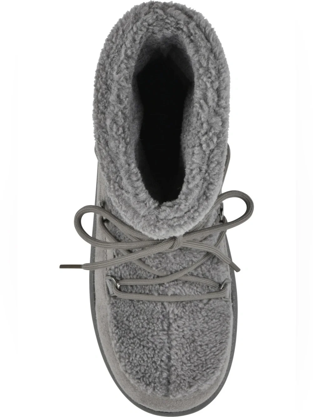 Isador Faux Shearling Bootie White Mountain Footwear.