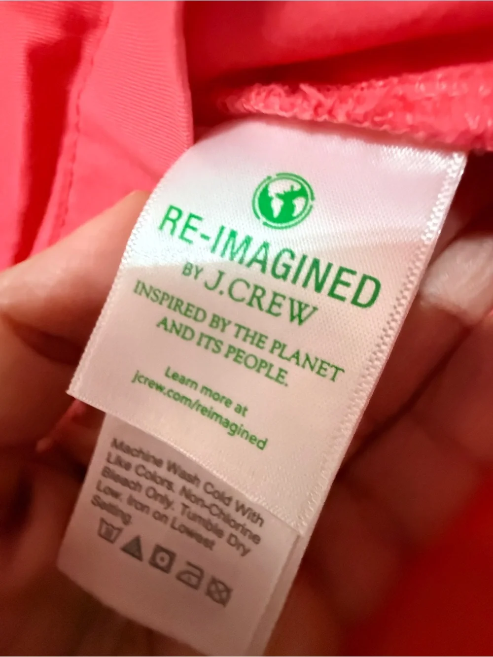 J. Crew pink cotton