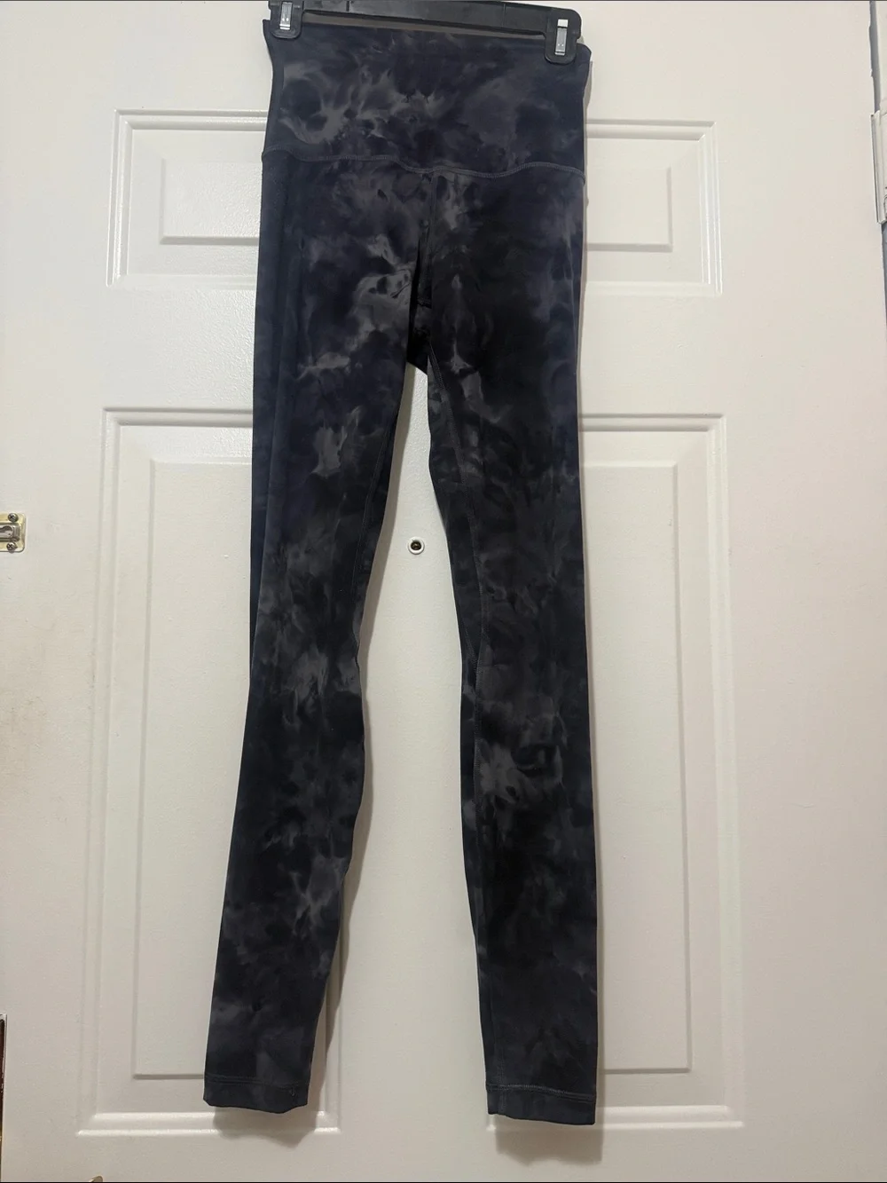 Lululemon Align Tie-Dye High-Waist Leggings in Charcoal Black and Gray