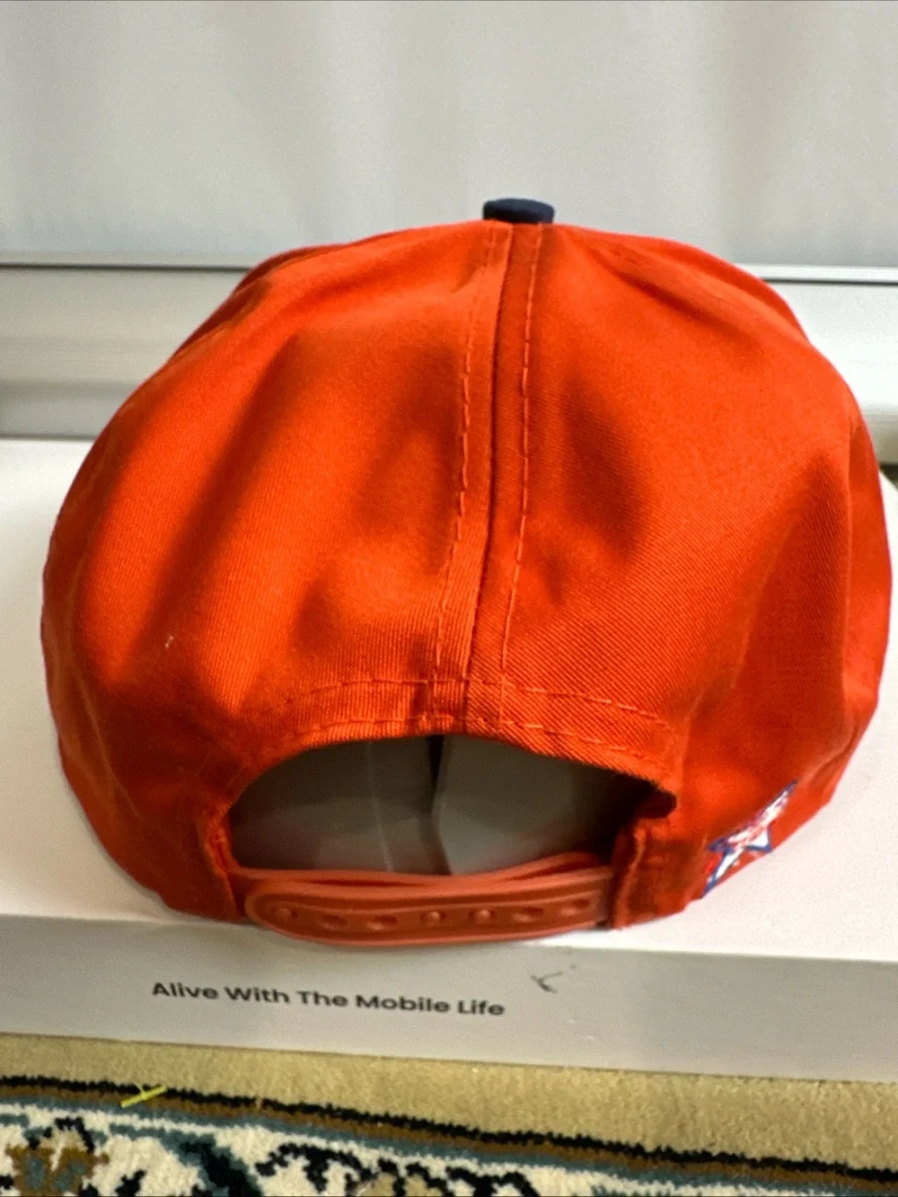 Syracuse Orange Men’s Orange & Navy Snapback Hat Vintage