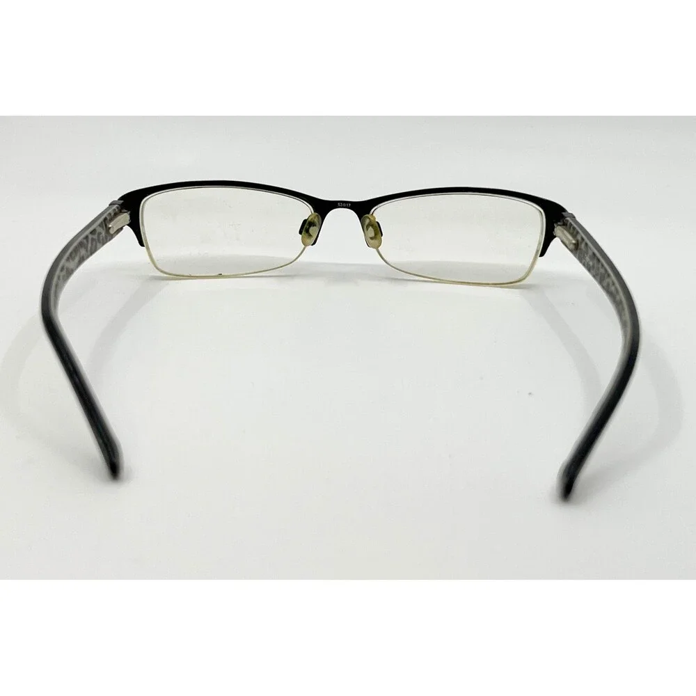 Bebe Eyeglasses Womens Black Leopard Print Agreeable BB5010 53-17-135