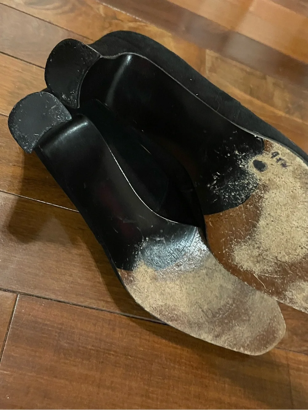 N/A suede booties
