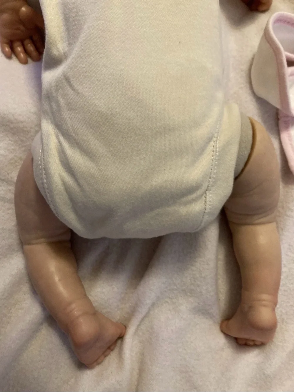 Pink Baby Girl Bib & Sleepwear Set - 'Thank Heaven for Little Girls' Reborn baby