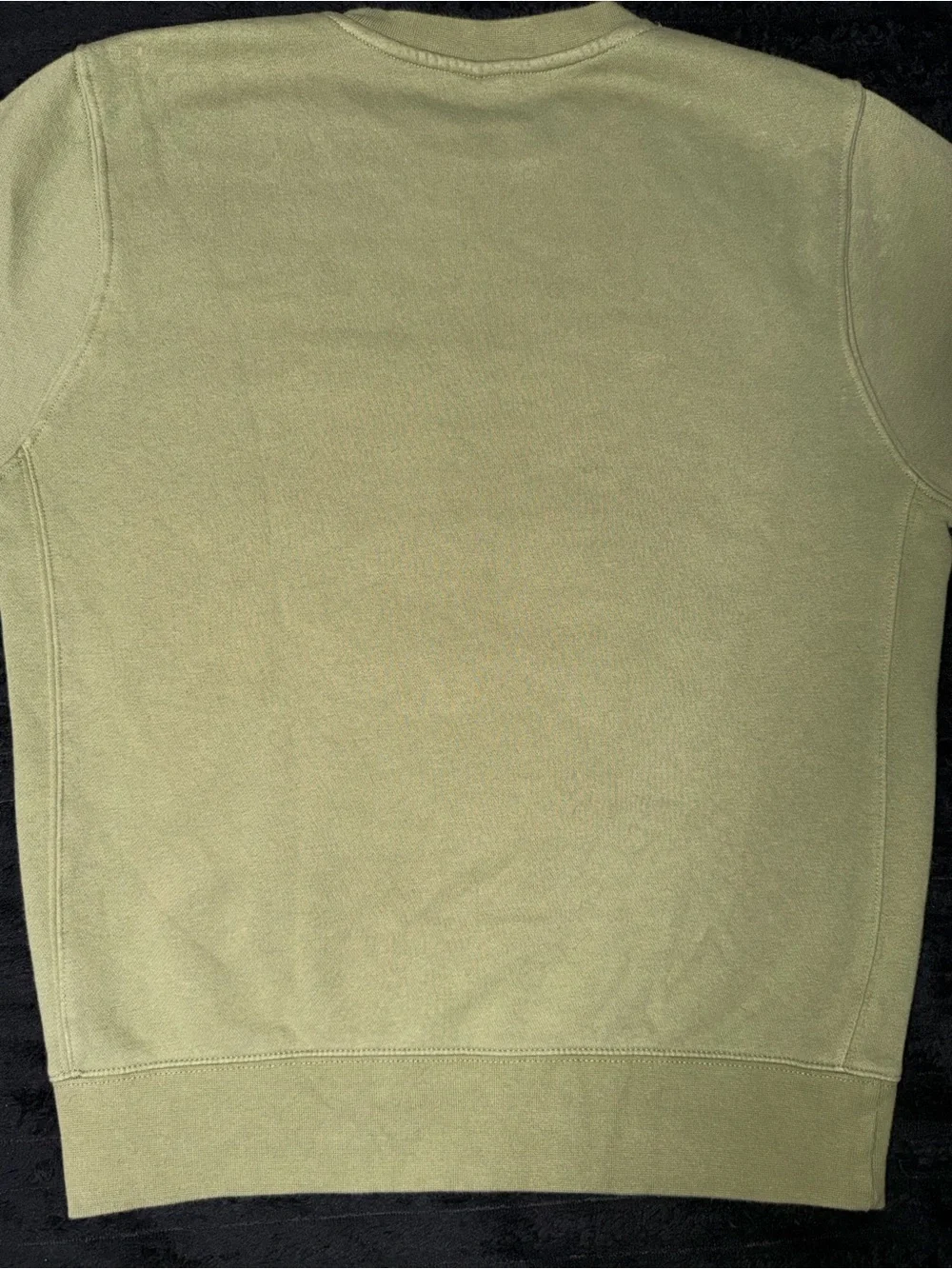 Nike Men's Light Olive Green Crewneck Sweatshirt