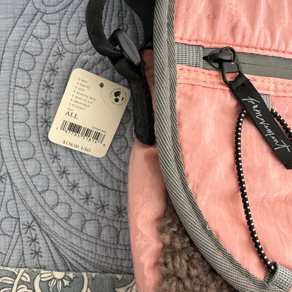 Free People Playoff Sherpa Messenger Bag. NWT