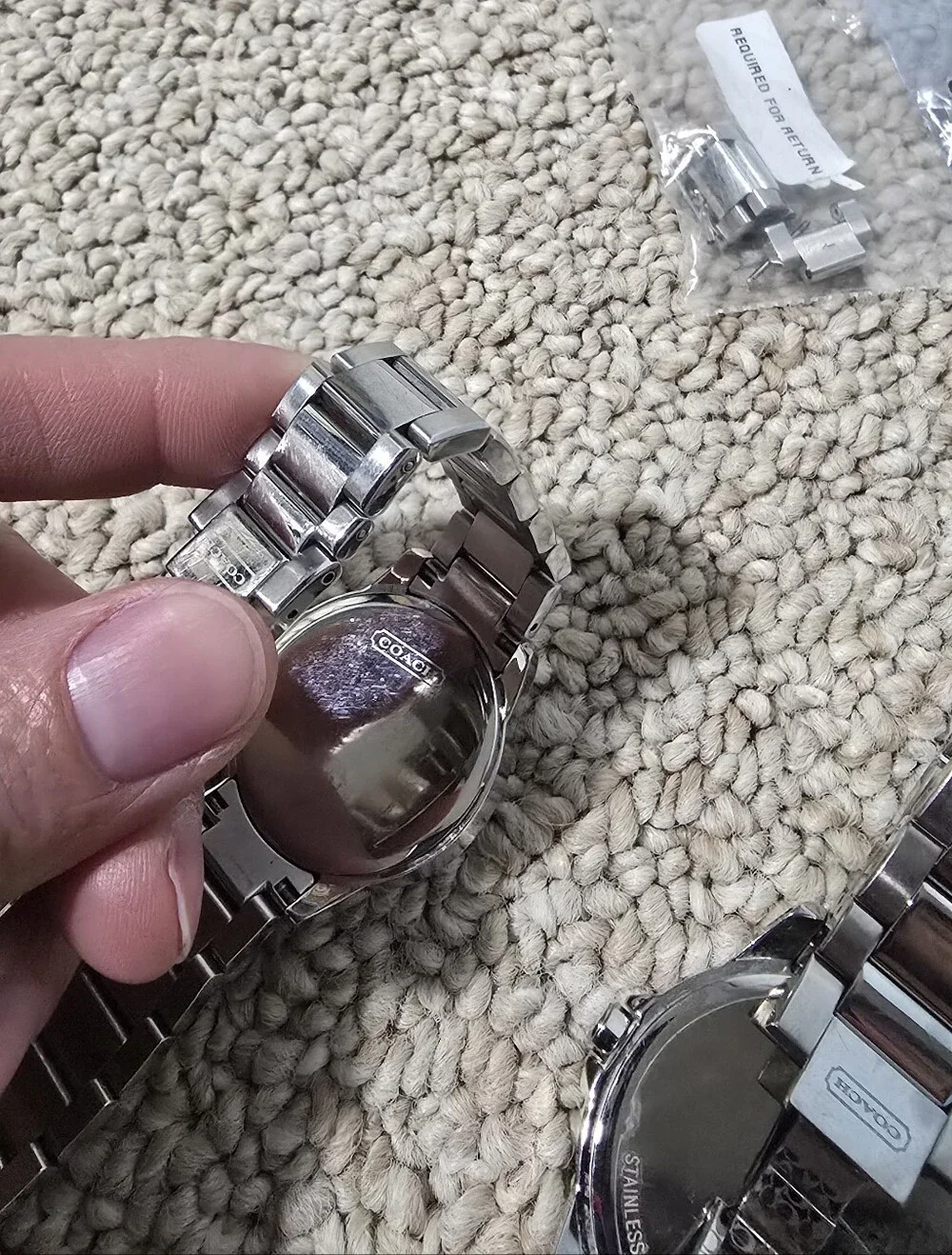 Coach pair stainless