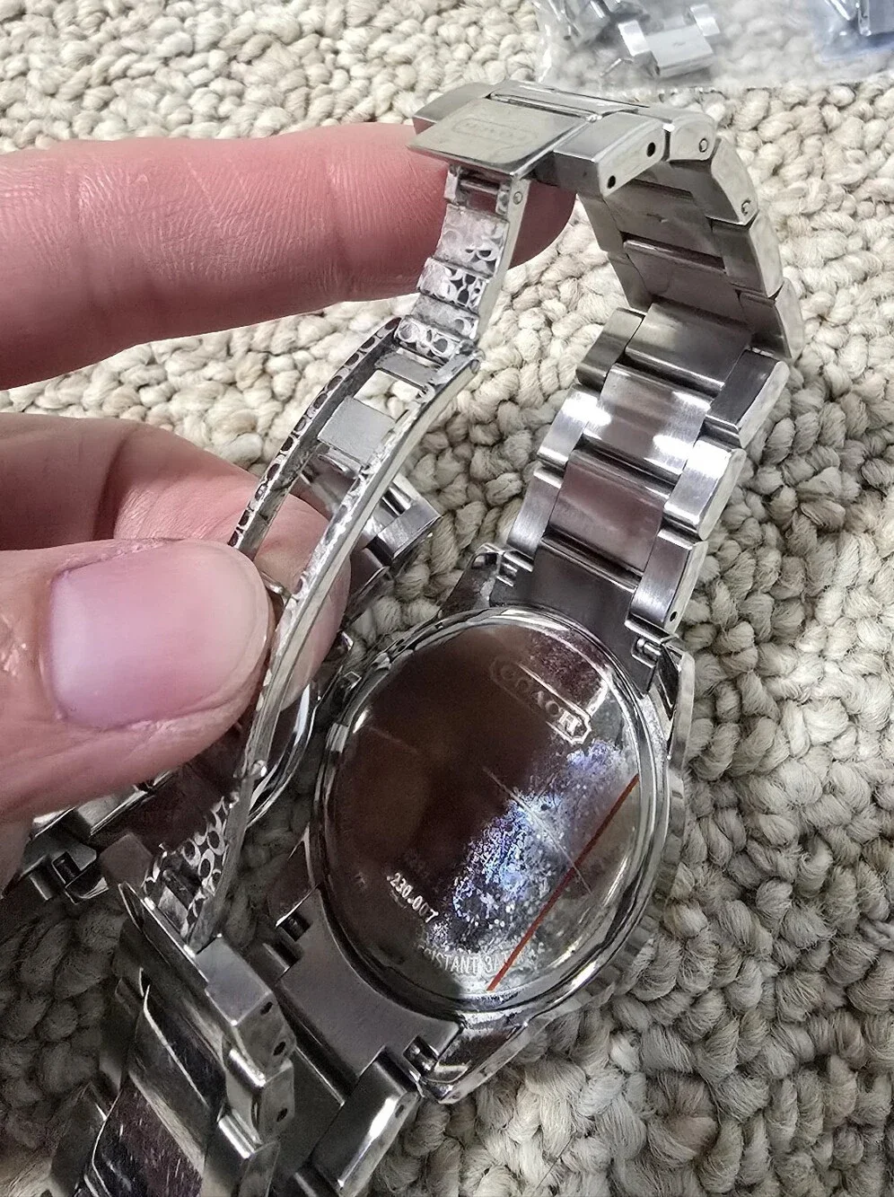 Coach pair stainless
