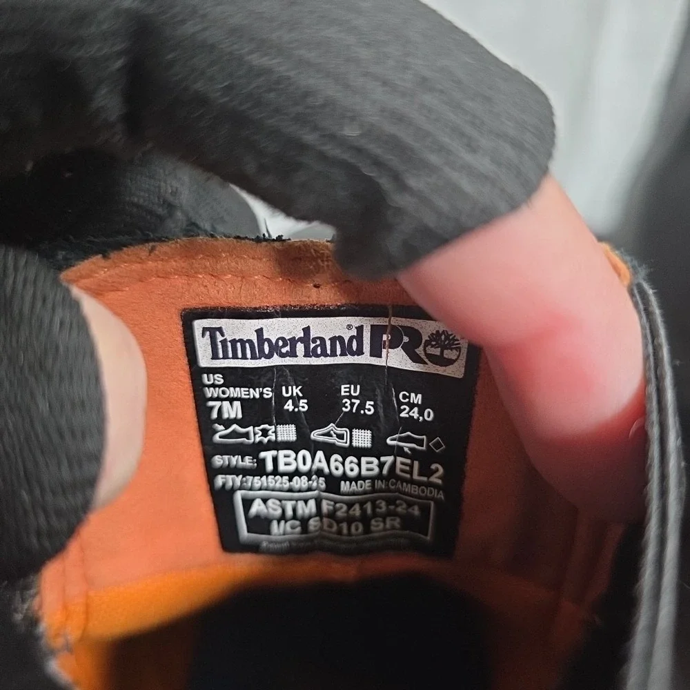 Timberland footwear electrostatic option