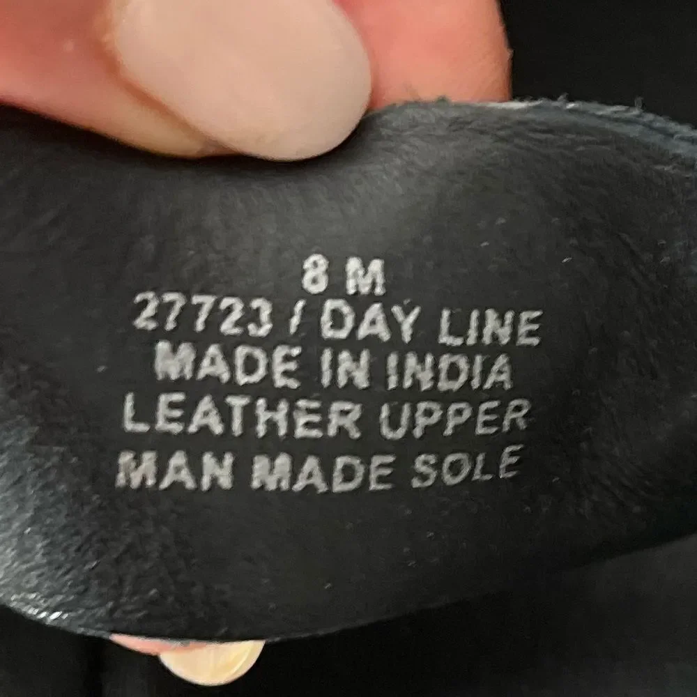 Diba True Day Line Leather Espadrille Sandal, Gunmetal Black, Size 8. New in Box