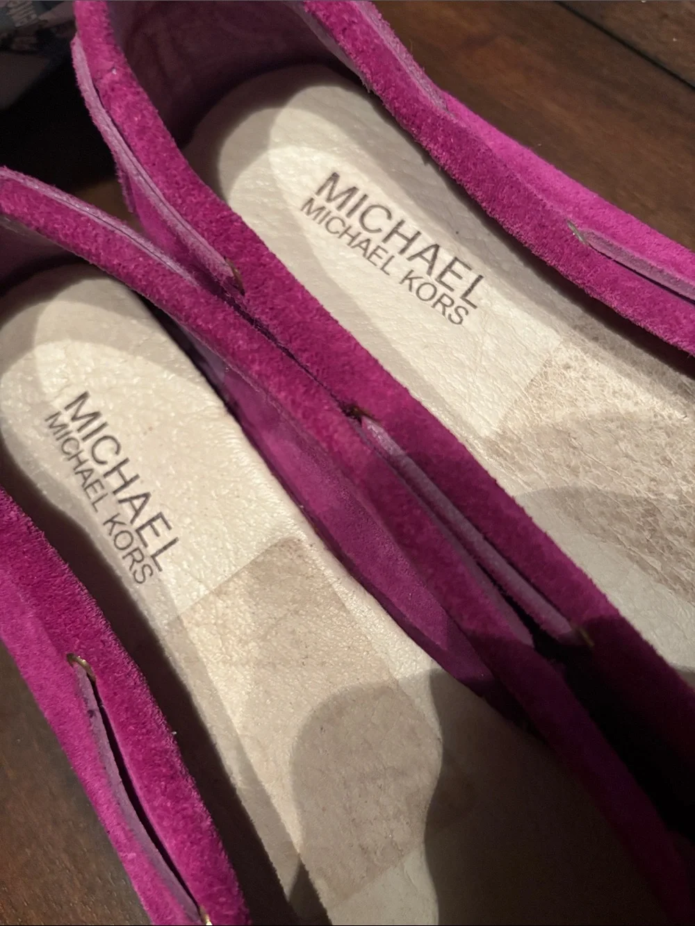 Michael Kors suede moccasin