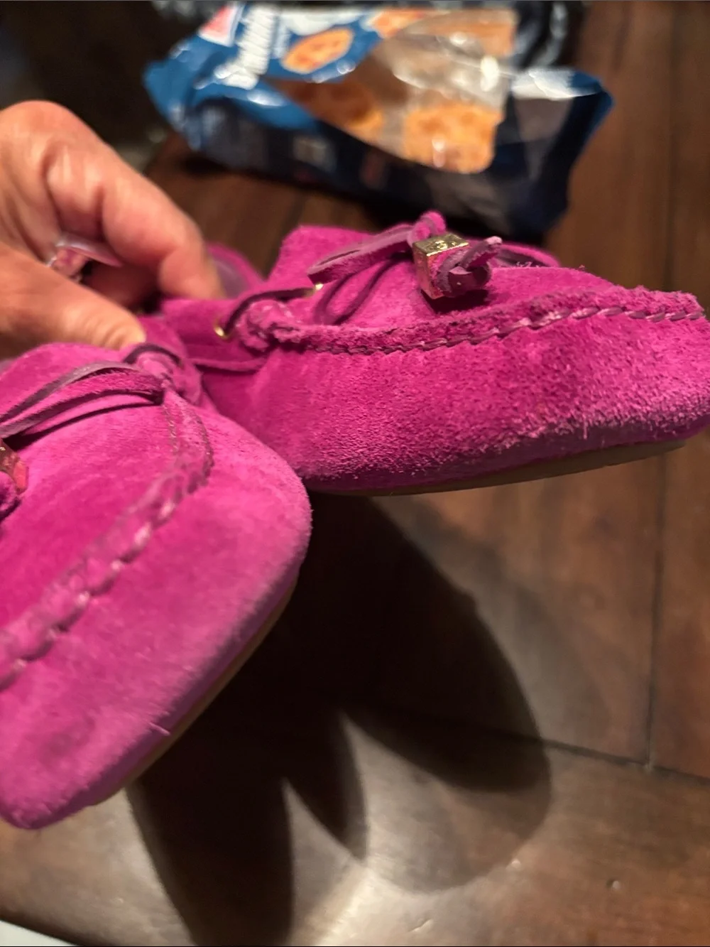 Michael Kors suede moccasin