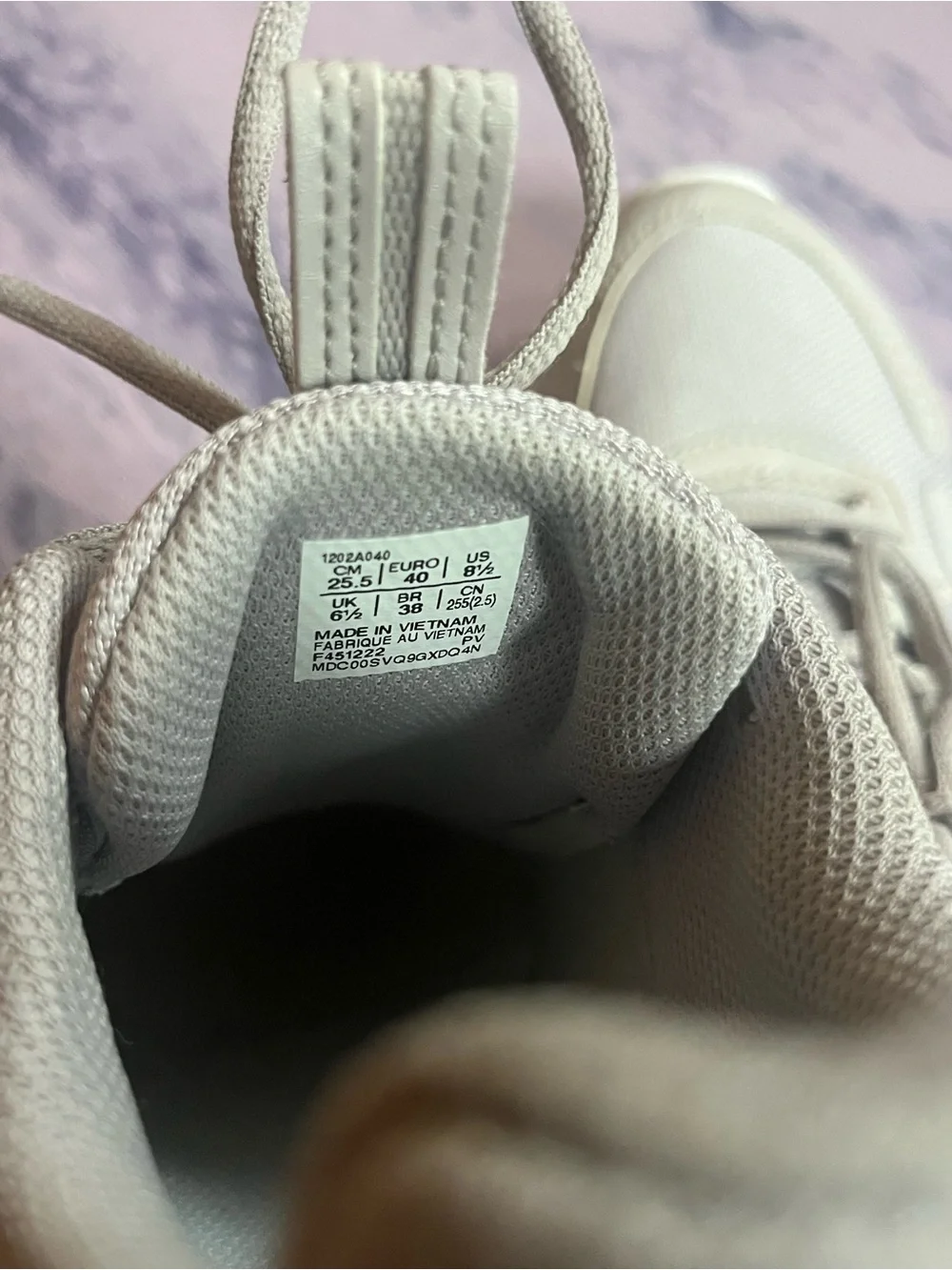 Asics size excellent