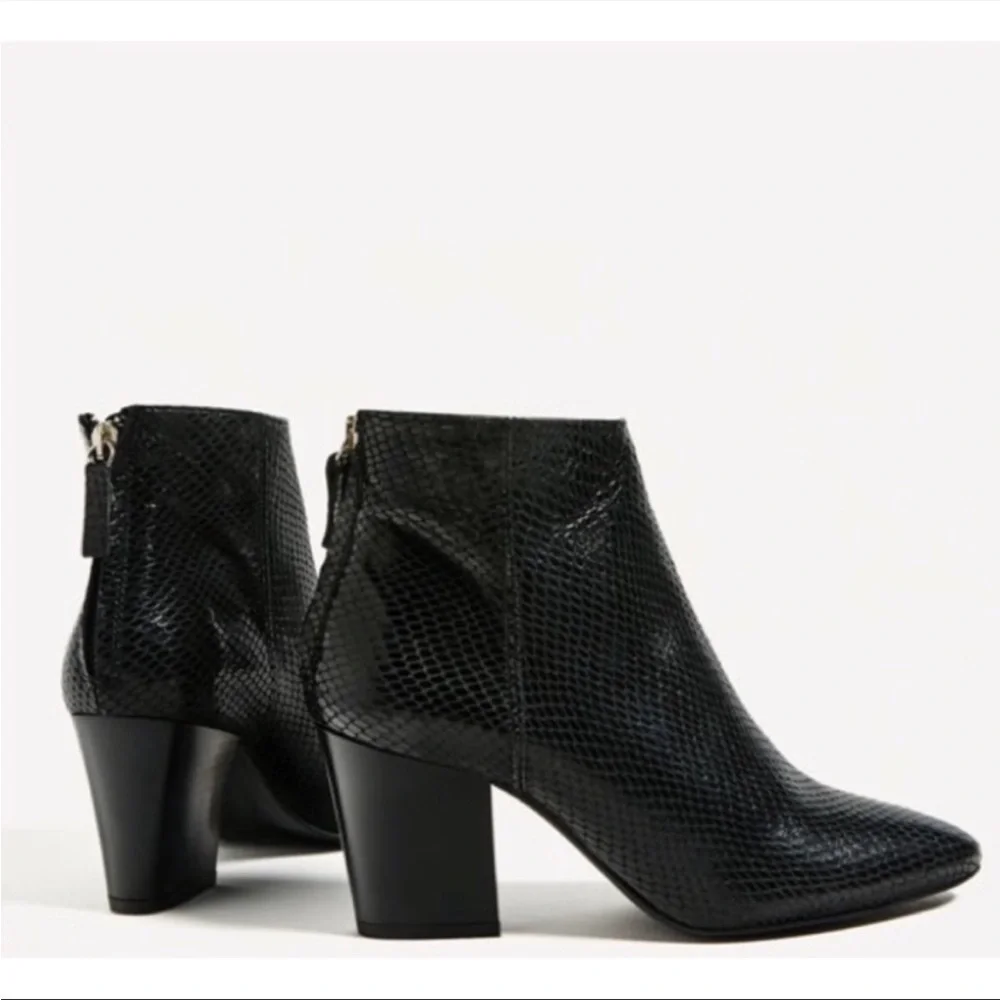 Zara basics snakeskin