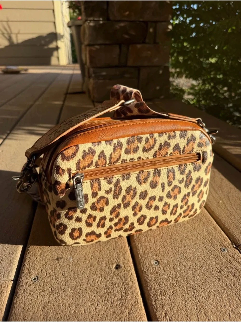 Wrangler Leopard Print Purse
