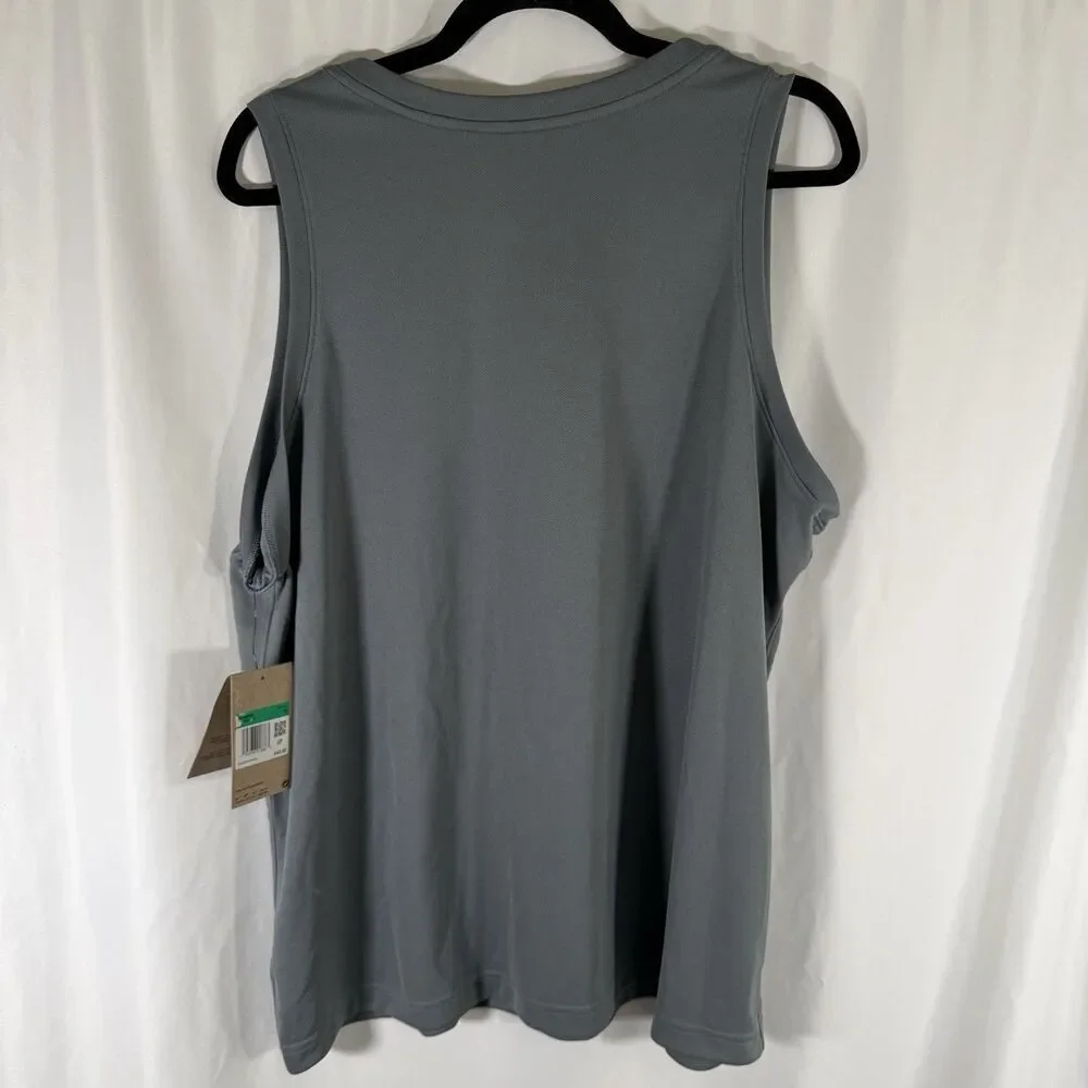 New Nike Fly Tank Top Women's XL Grey Lady Legend Sleeveless Breathable