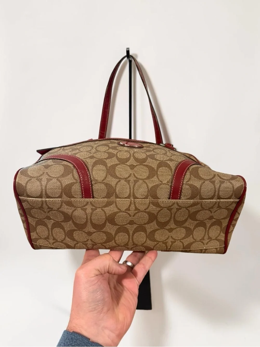 Coach bag plaque