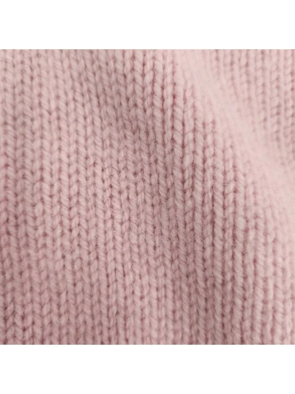 Chanel Vintage Camellia Ribbon CC Logo Cashmere Knit Sweater 38 Pink Black