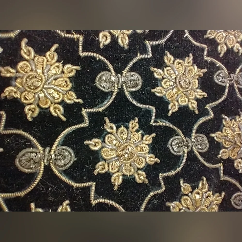 Vintage black velvet