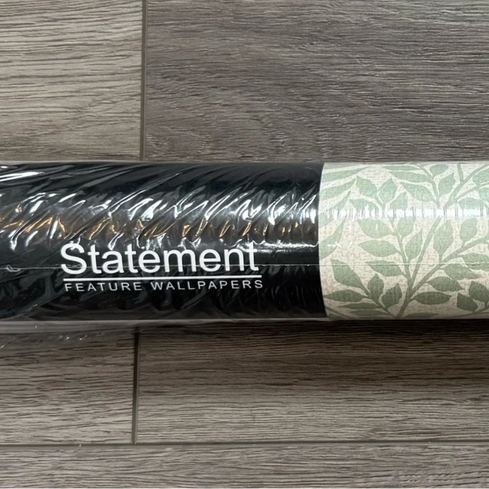 New! 1 roll of Holden Wallpaper. Mini Leaf Trail in Sage color, 57 sq ft