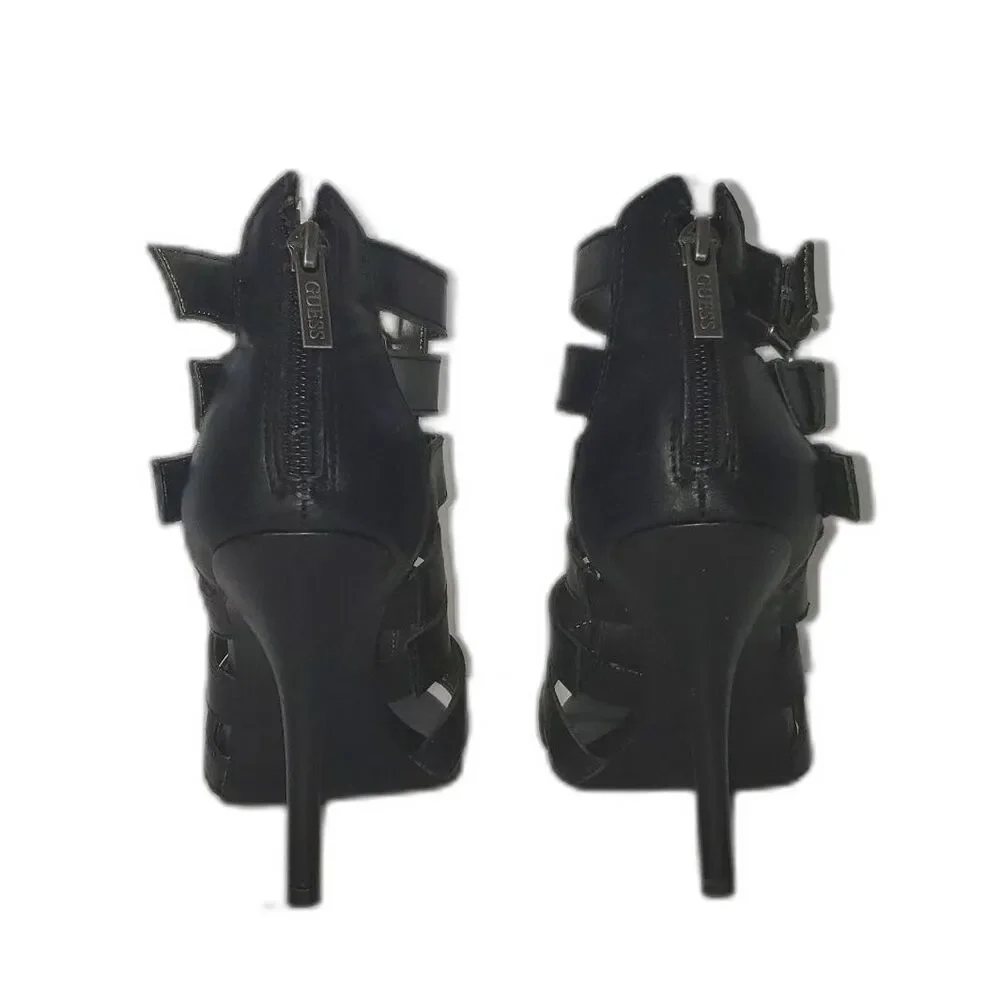 Guess black leather