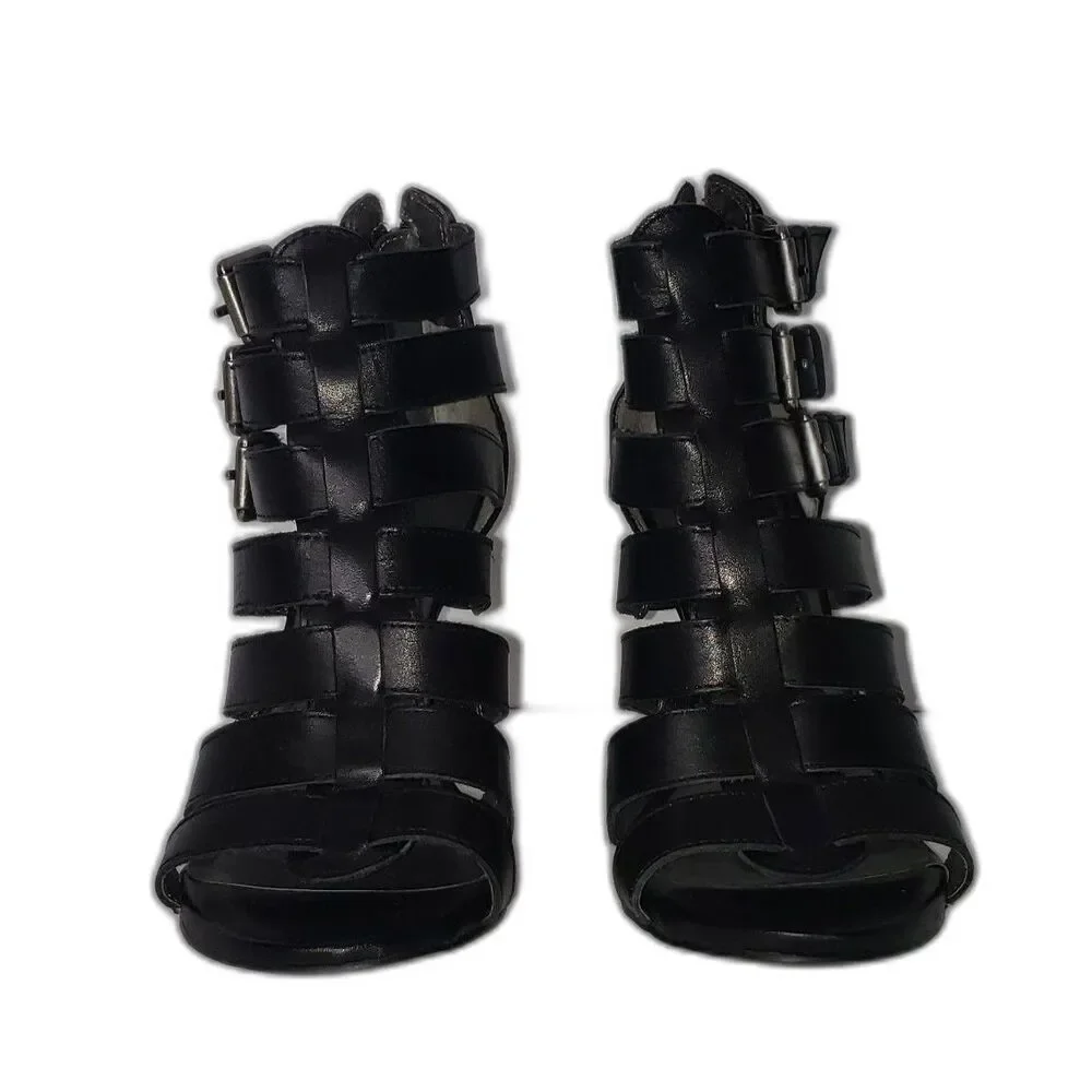 Guess black leather