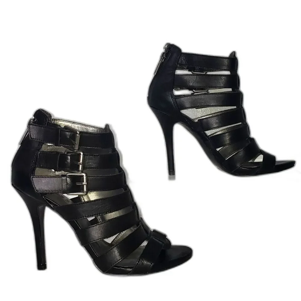 Guess black leather