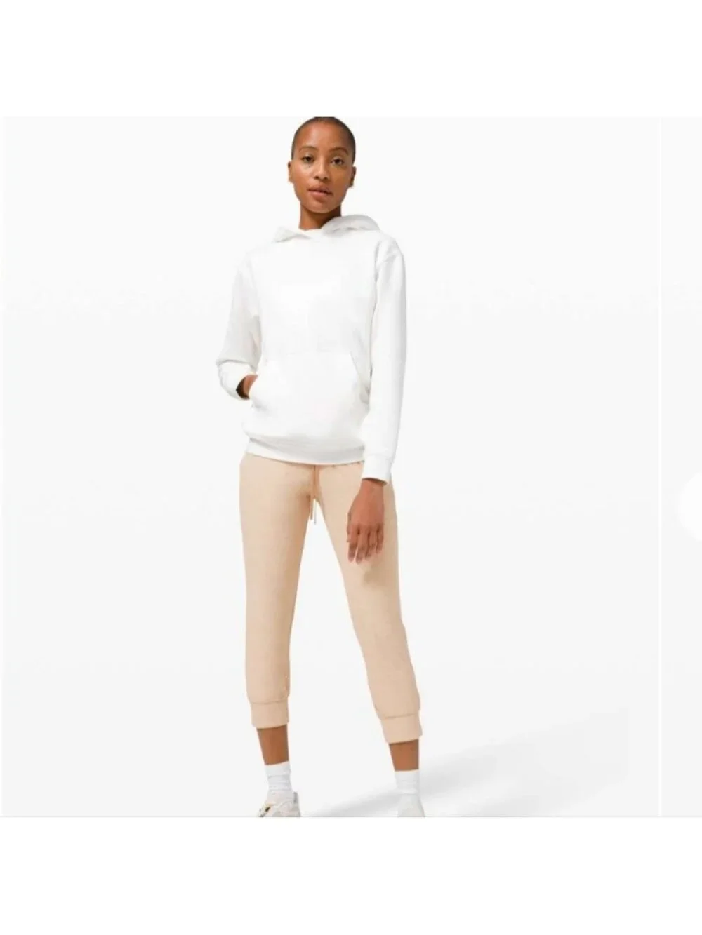 Lululemon Ready to Rulu Jogger Crop Heathered Cafe Au Lait