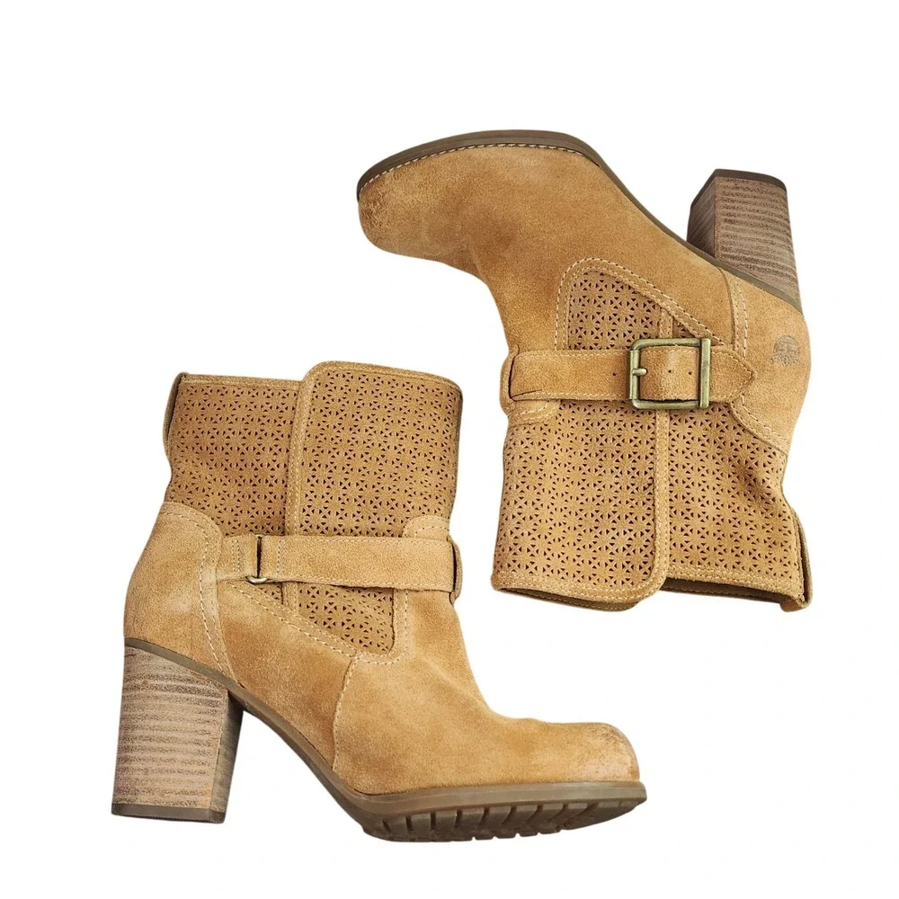 Timberland tan suede