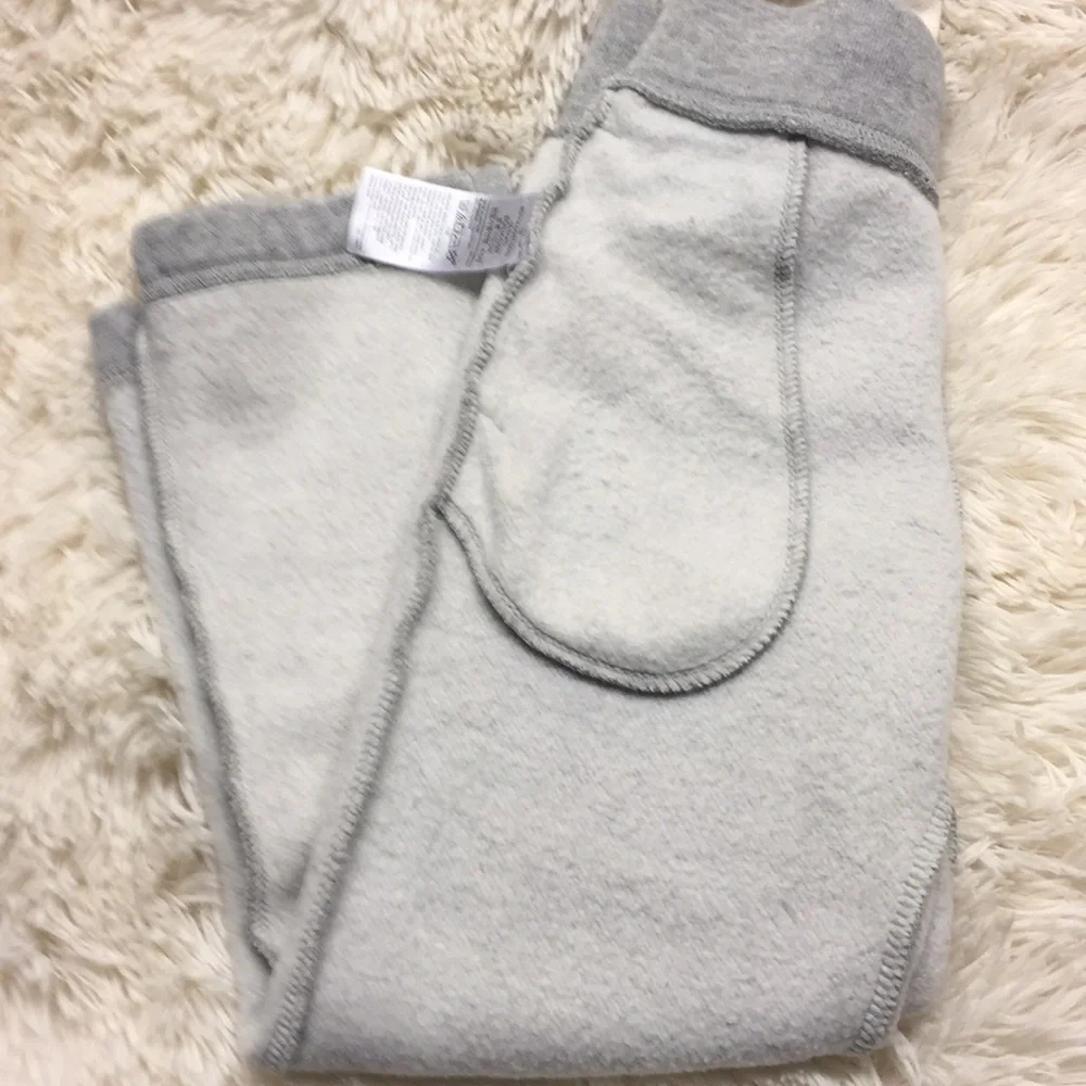 Size 4/5 Gap Kids Logo Fleece Pants‎ Heather Gray