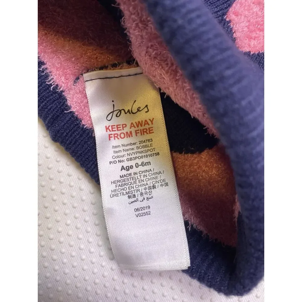 Joules bobble beanie