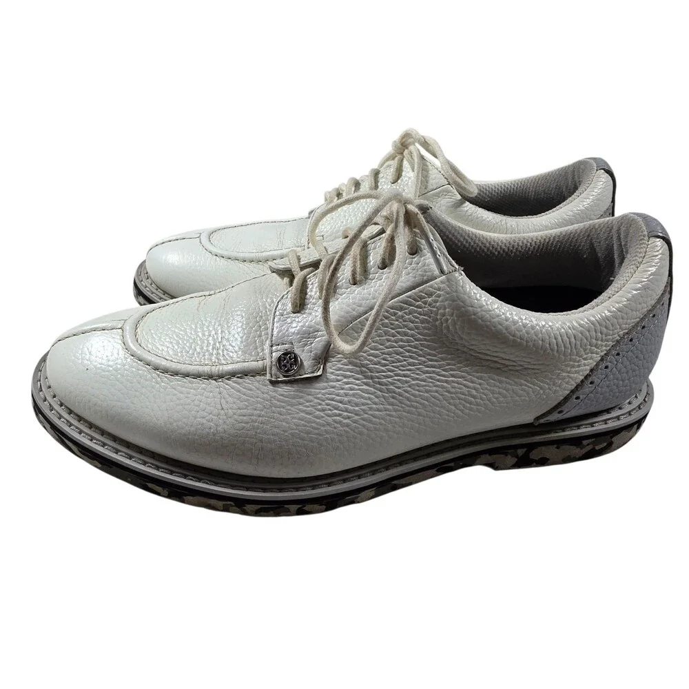 G/Fore Gallivanter Golf Shoes White Camo‎ Sole Mens Size 8.5 G4MS20EF08