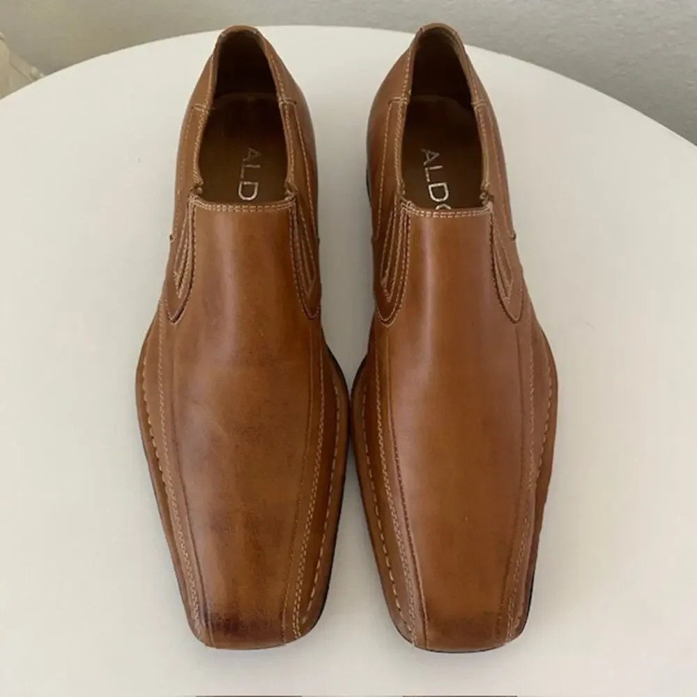 Aldo loafers cognac