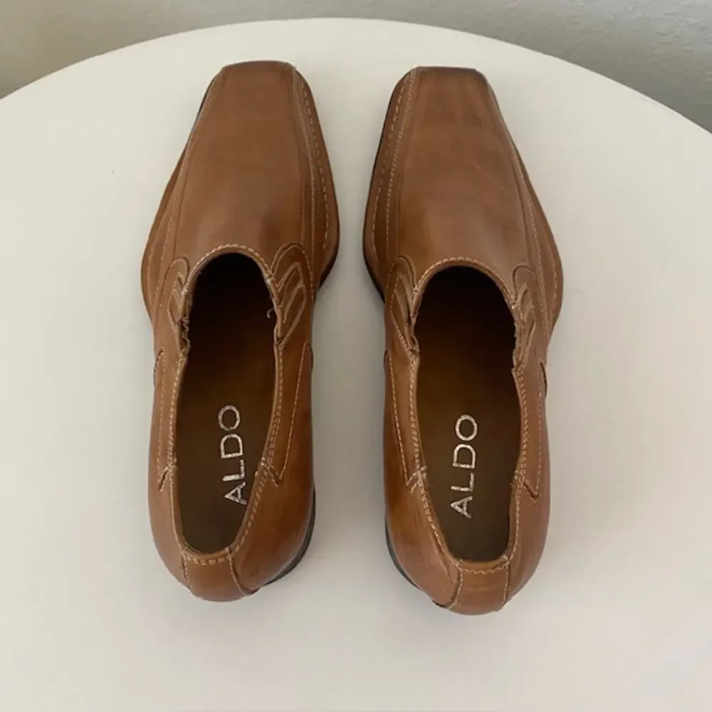 Aldo loafers cognac