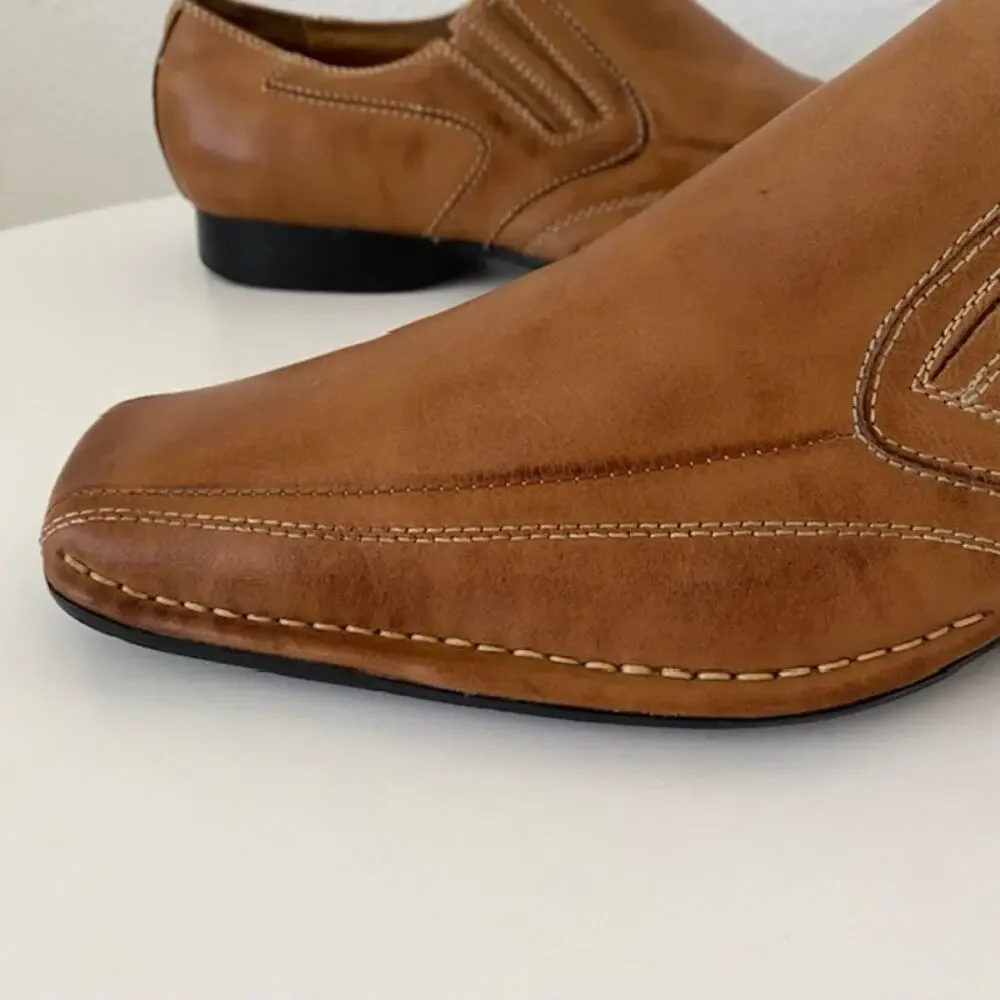 Aldo loafers cognac