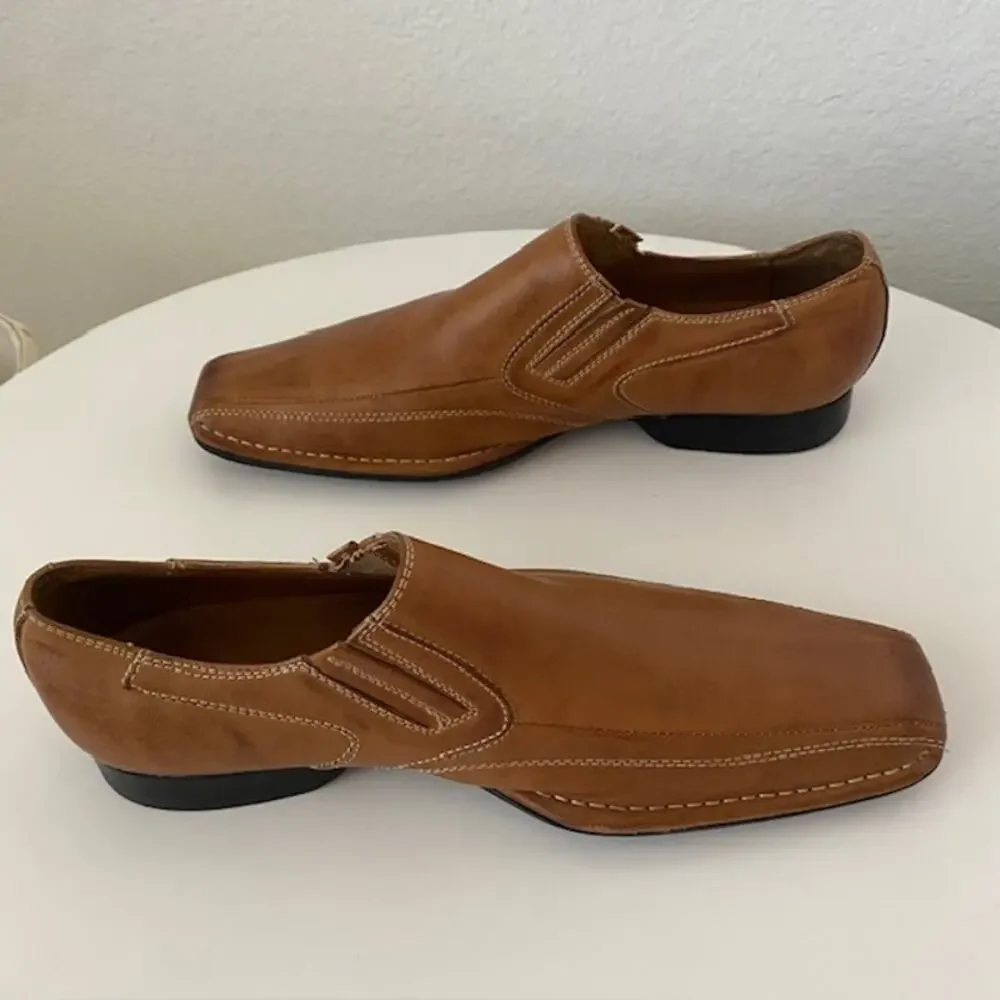 Aldo loafers cognac