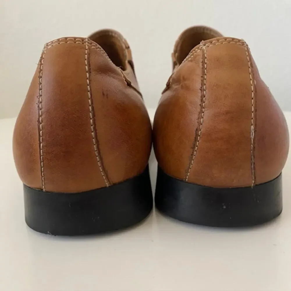 Aldo loafers cognac