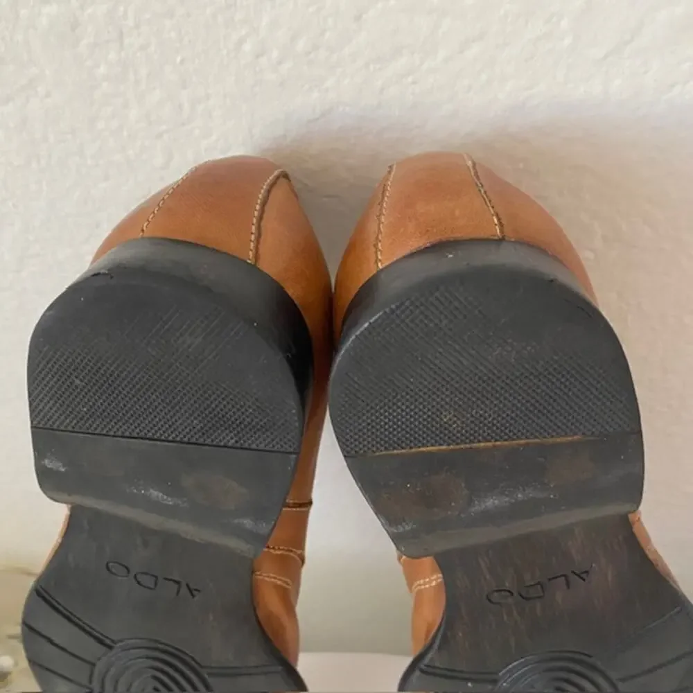 Aldo loafers cognac