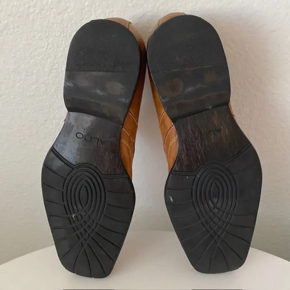 Aldo loafers cognac