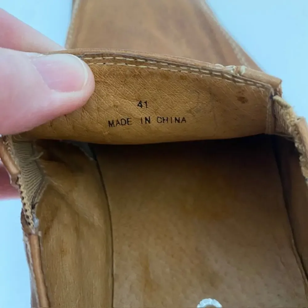 Aldo loafers cognac