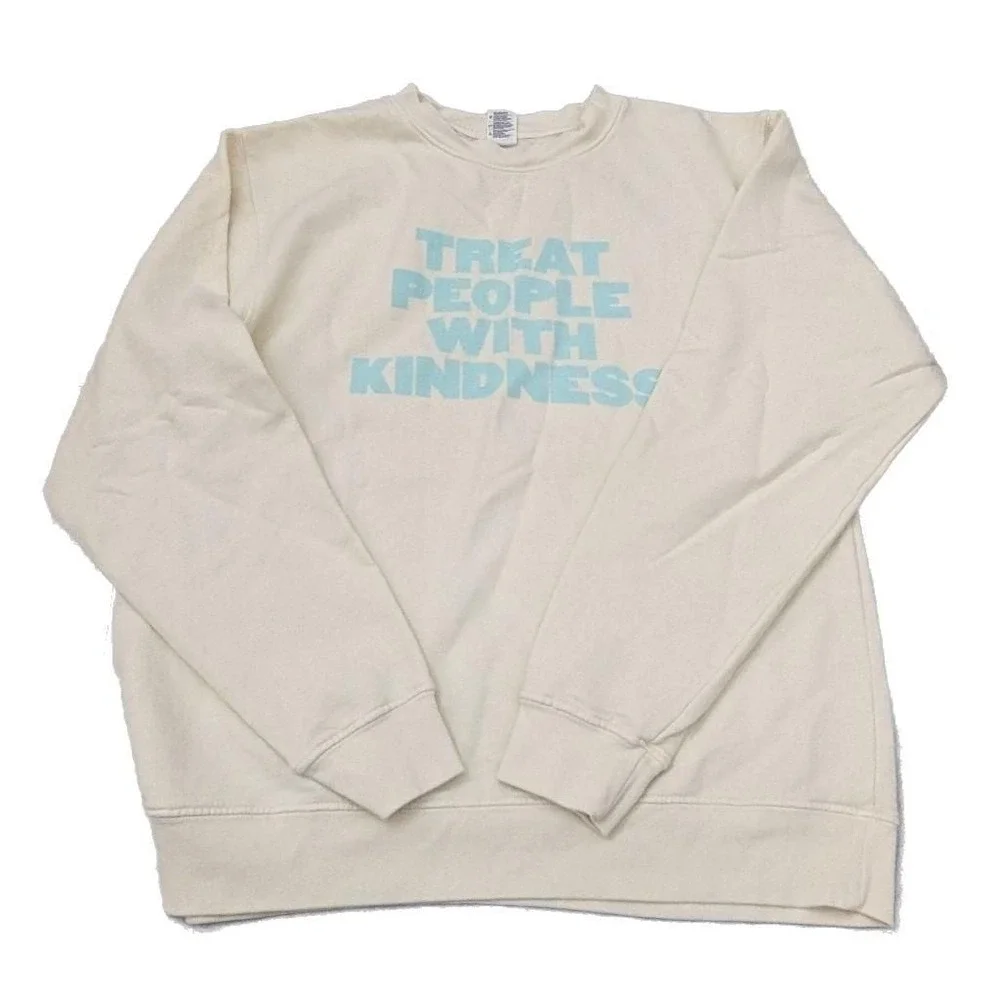 Harry‎ Styles Treat People With Kindness Cream Crewneck Sweatshirt